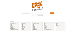 Desktop Screenshot of manual.cp2k.org